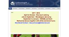 Desktop Screenshot of goshootinguk.com